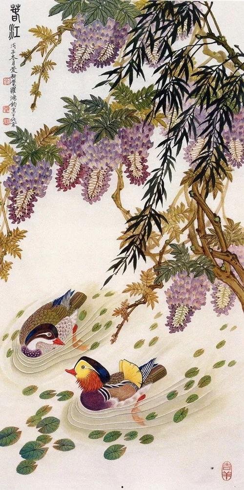 徐谌花鸟教学视频,揭秘传统花鸟画技法与精髓